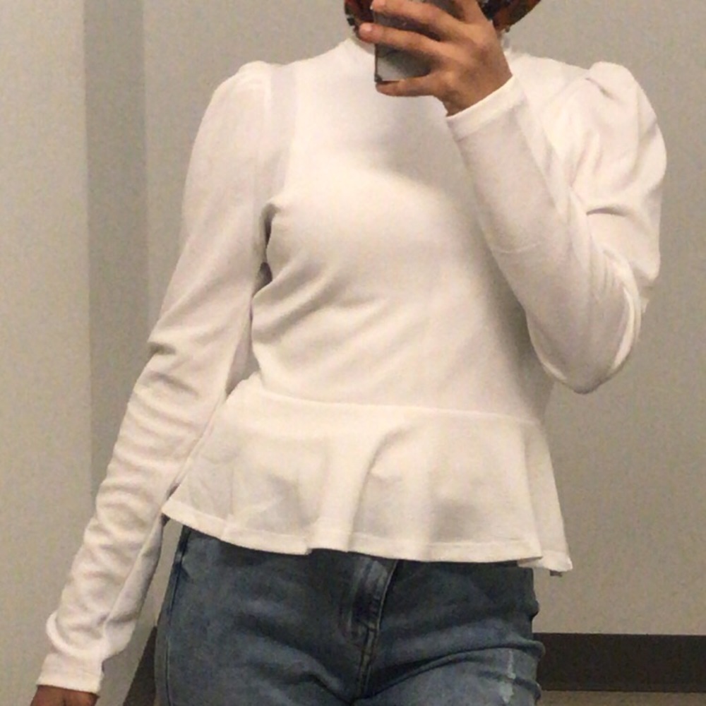 white fancy top